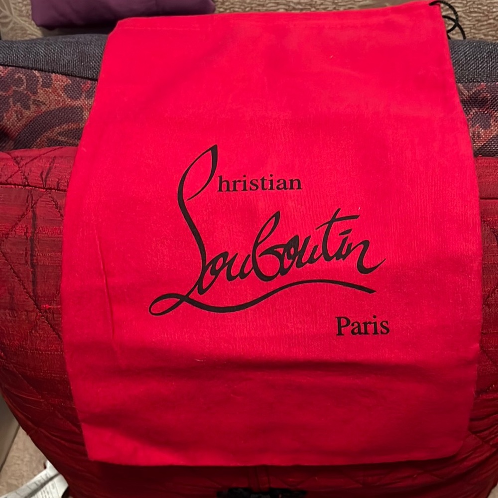 Authentic Christian Louboutin dust bag!